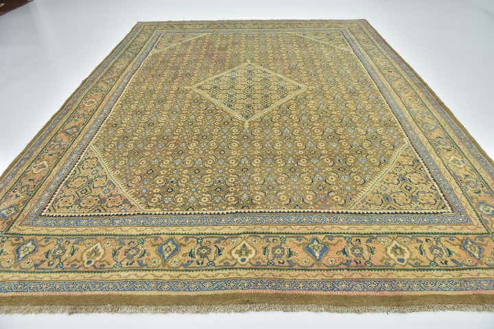 10' x 12' 10 Hand Knotted Farahan Persian Wool Rug
