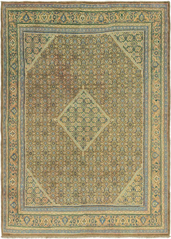 10' x 12' 10 Hand Knotted Farahan Persian Wool Rug