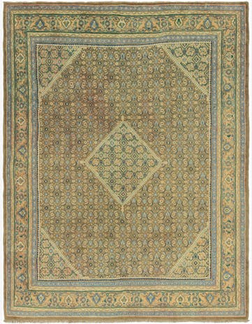 10' x 12' 10 Hand Knotted Farahan Persian Wool Rug