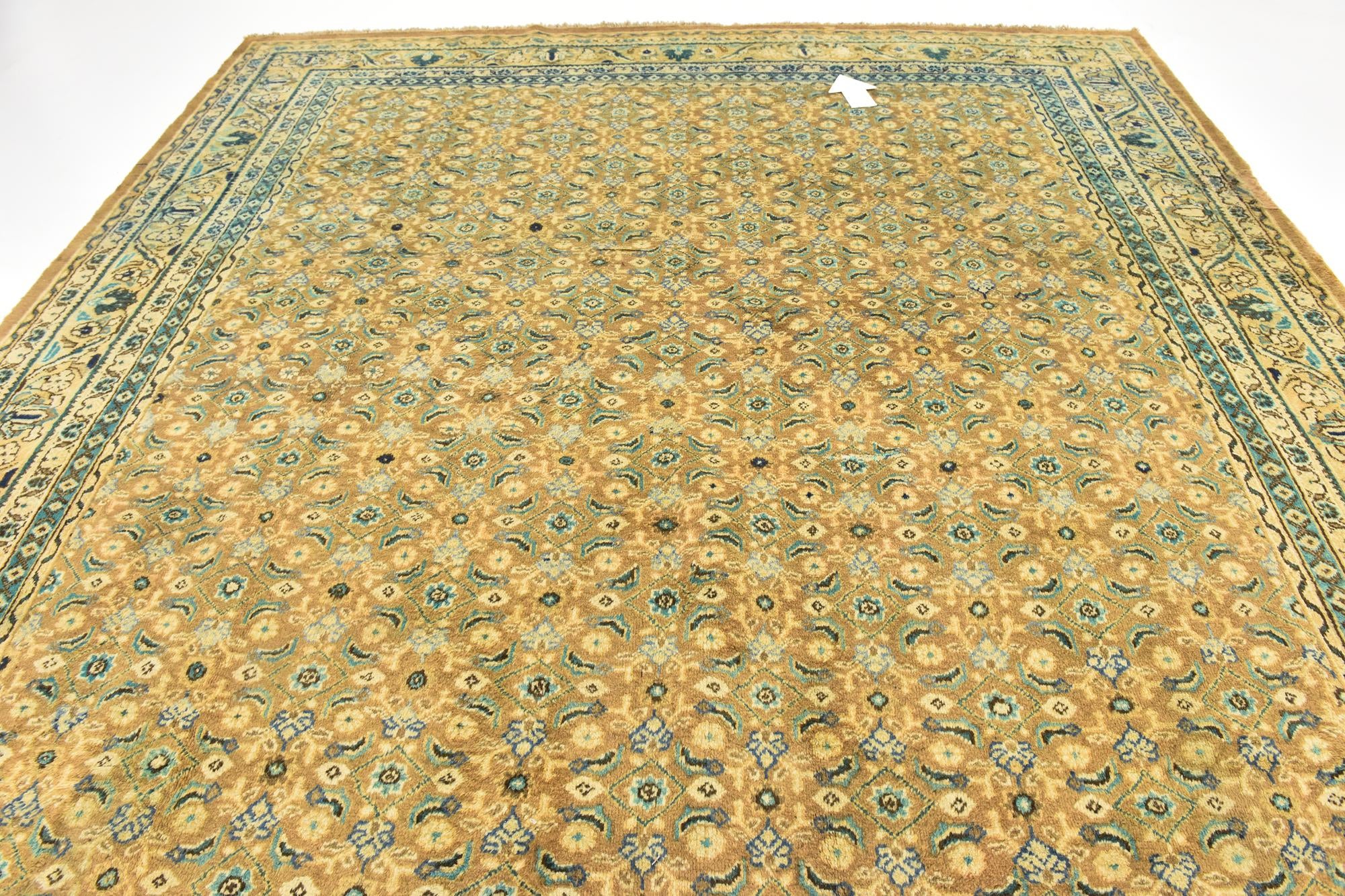 315cm x 420cm anudado a mano Farahan Alfombra Persa Lana
