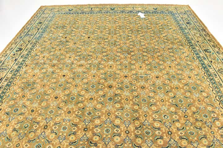 10' 4 x 13' 10 Hand Knotted Farahan Persian Wool Rug