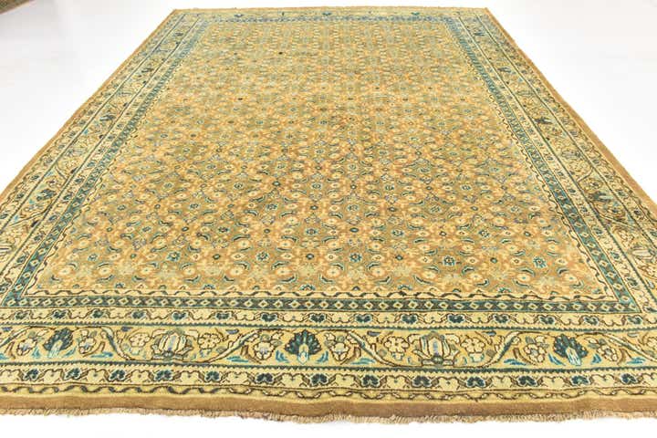 10' 4 x 13' 10 Hand Knotted Farahan Persian Wool Rug