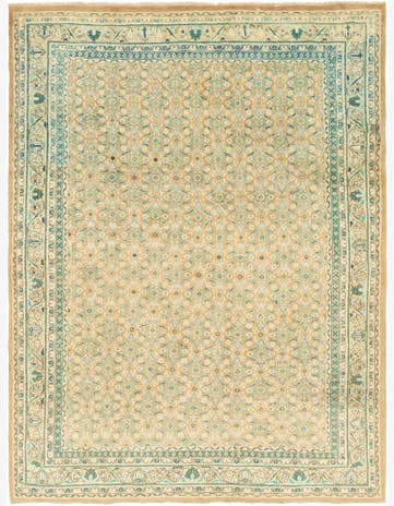 10' 4 x 13' 10 Hand Knotted Farahan Persian Wool Rug