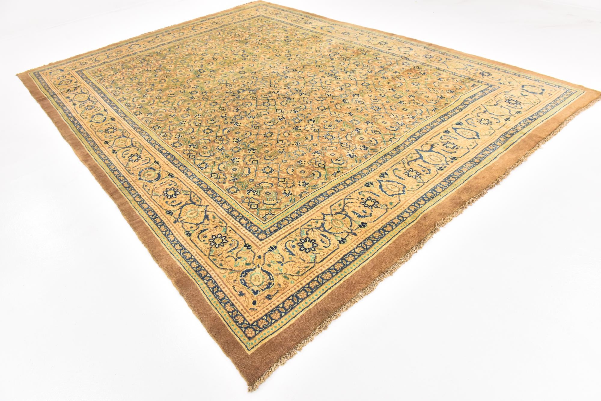 295cm x 395cm anudado a mano Farahan Alfombra Persa Lana