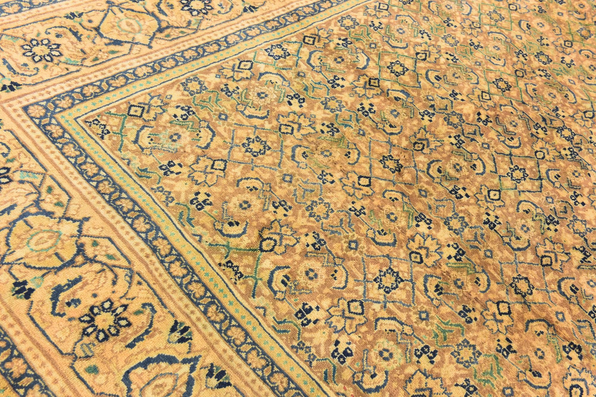 295cm x 395cm anudado a mano Farahan Alfombra Persa Lana