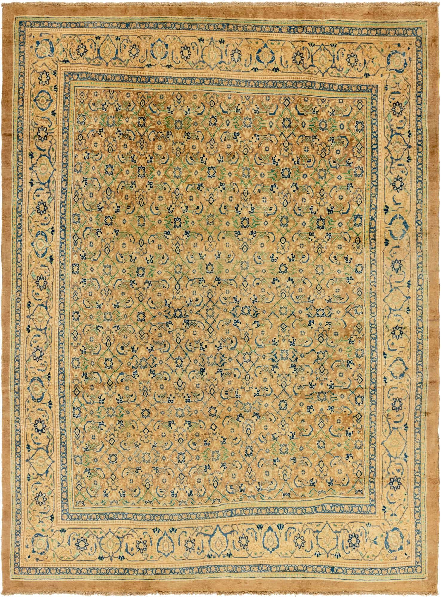 9' 9 x 13' Hand Knotted Farahan Persian Wool Rug