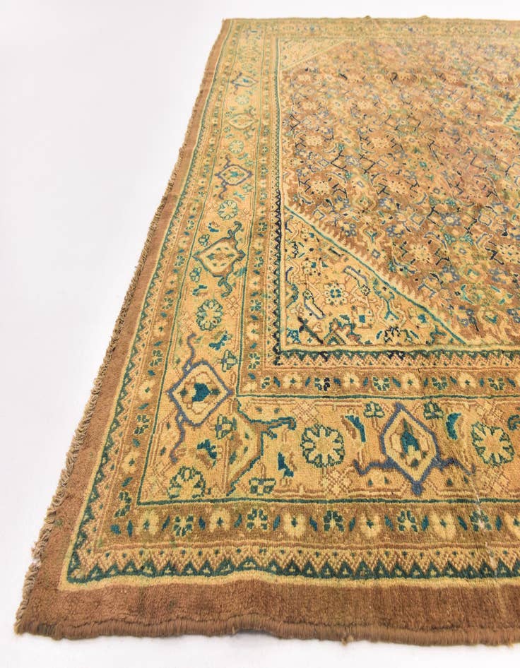 Detail image of 10' x 13' Hand Knotted Farahan Persian Wool Rug