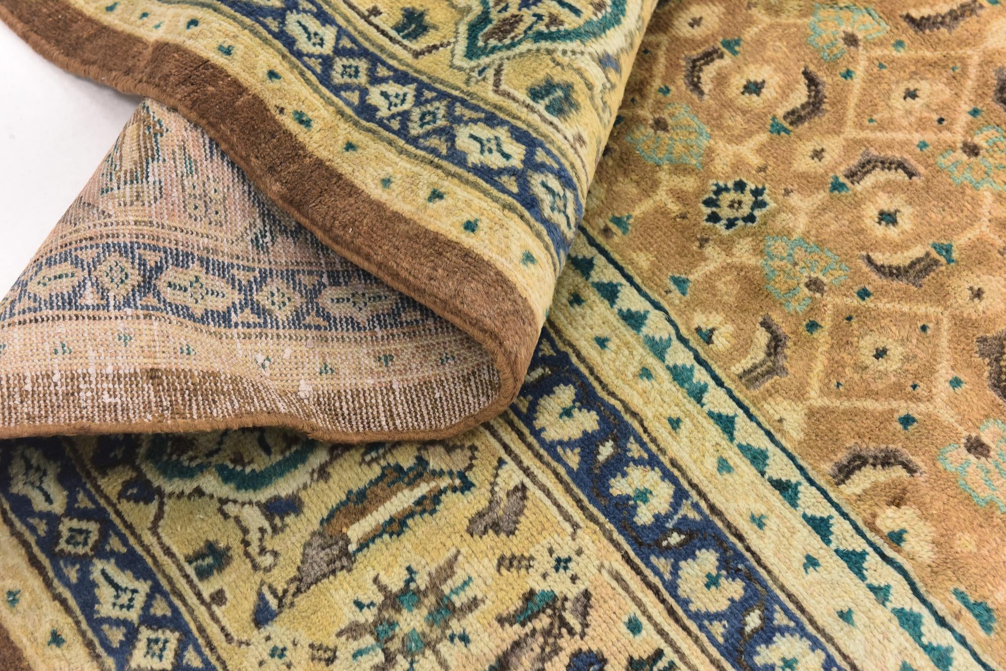 9' 8 x 13' 2 Hand Knotted Farahan Persian Wool Rug