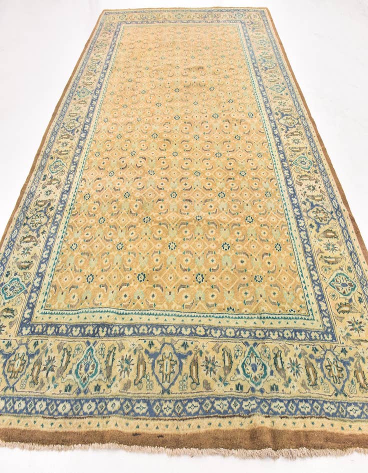 Detail image of 9' 8 x 13' 2 Hand Knotted Farahan Persian Wool Rug