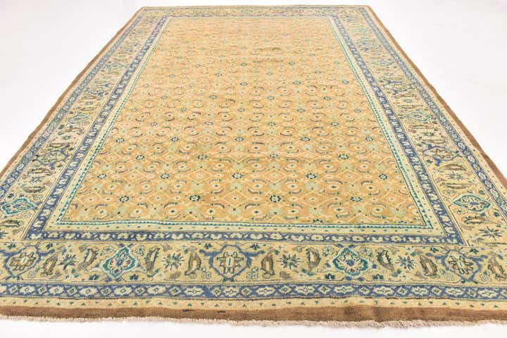 9' 8 x 13' 2 Hand Knotted Farahan Persian Wool Rug