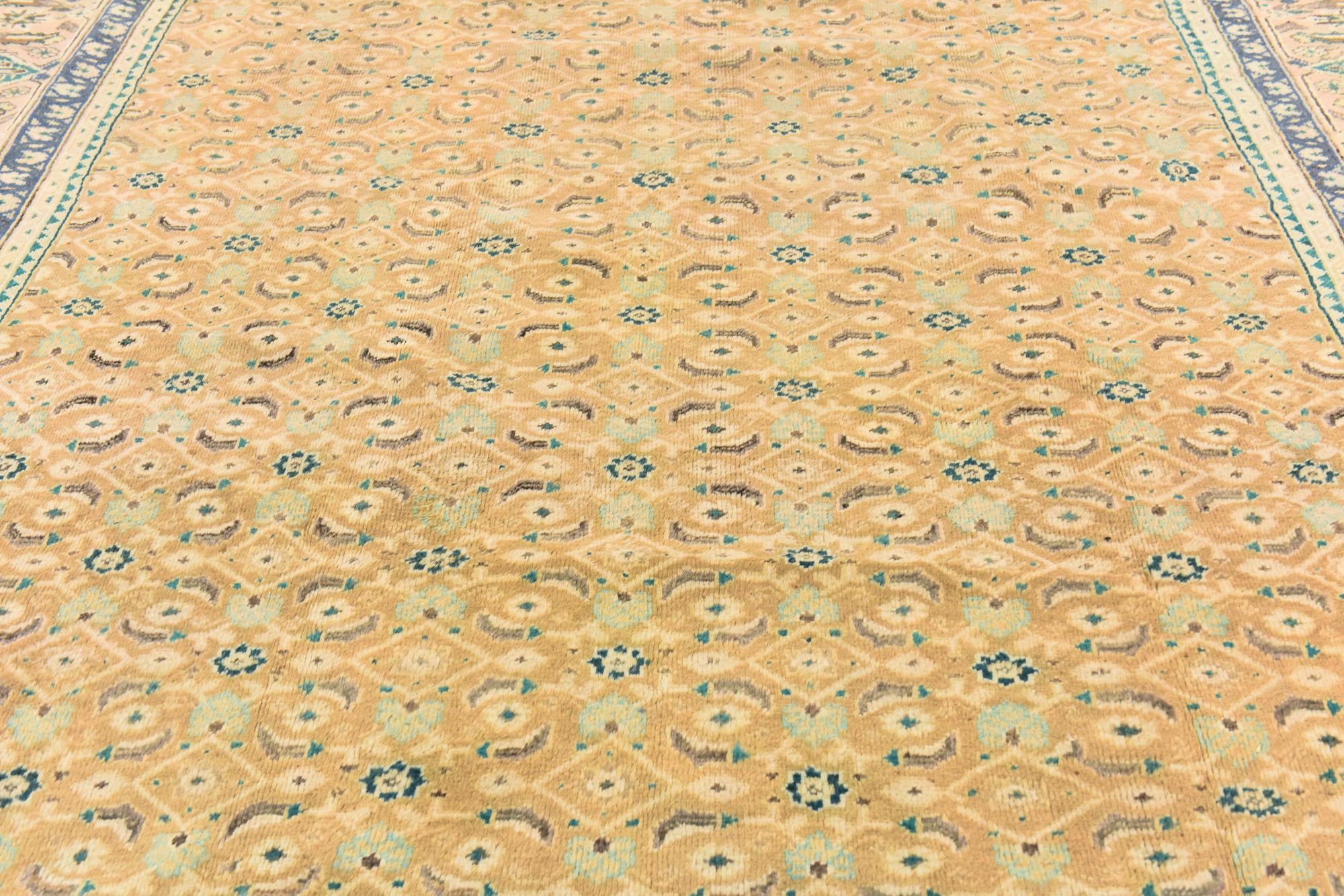 9' 8 x 13' 2 Hand Knotted Farahan Persian Wool Rug