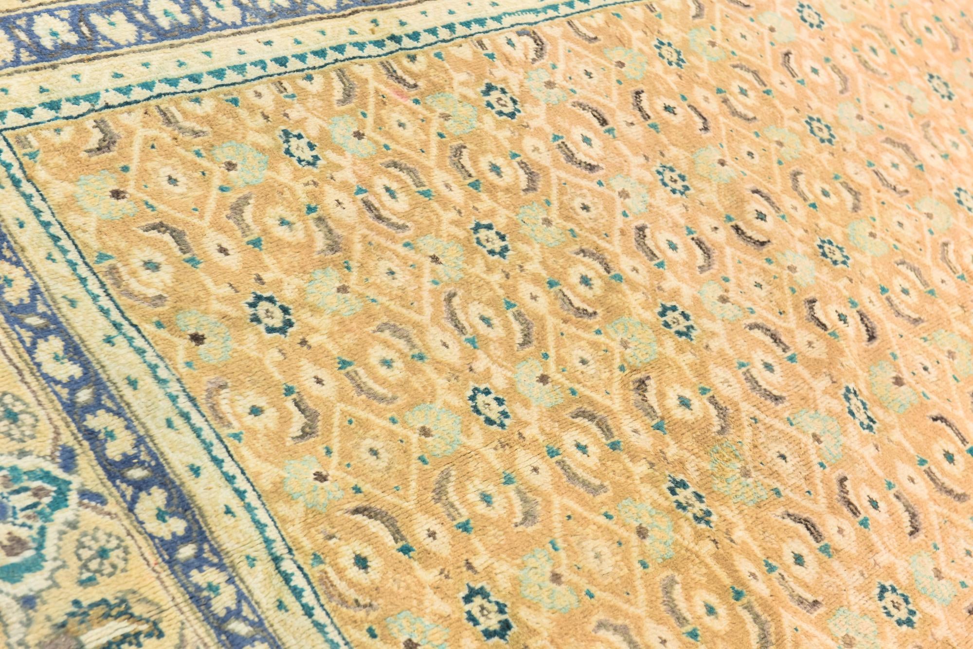9' 8 x 13' 2 Hand Knotted Farahan Persian Wool Rug