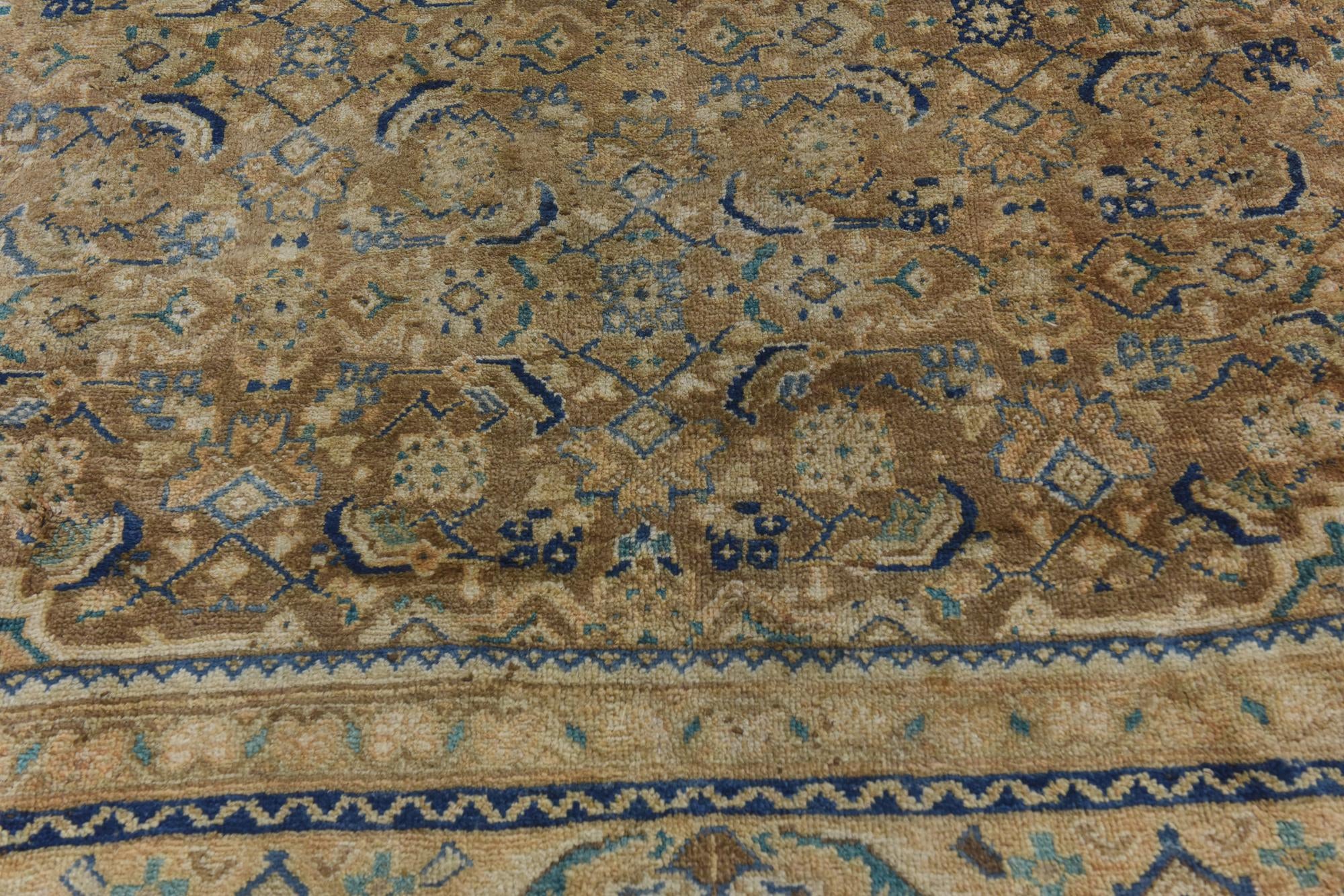 9' 3 x 12' 10 Hand Knotted Farahan Persian Wool Rug