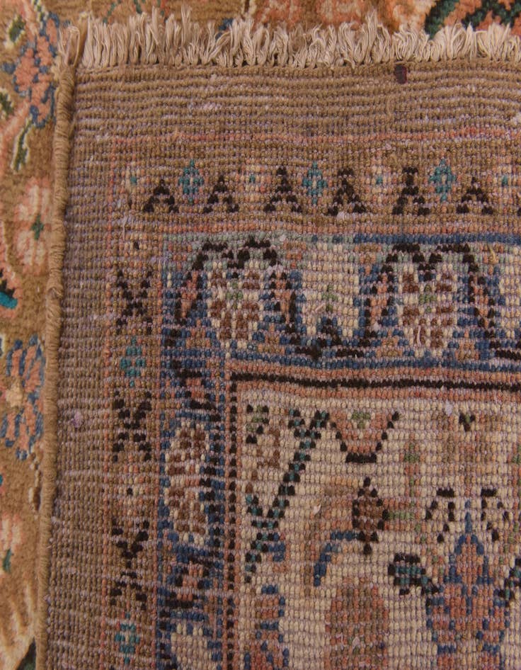 Detail image of 9' 9 x 13' 5  Hand Knotted Farahan Persian Wool Rug
