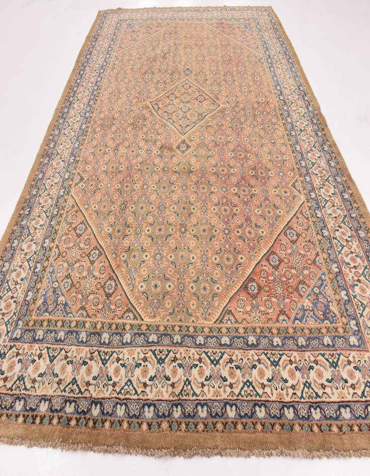 Detail image of 9' 9 x 13' 5  Hand Knotted Farahan Persian Wool Rug