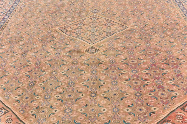 9' 9 x 13' 5 Hand Knotted Farahan Persian Wool Rug