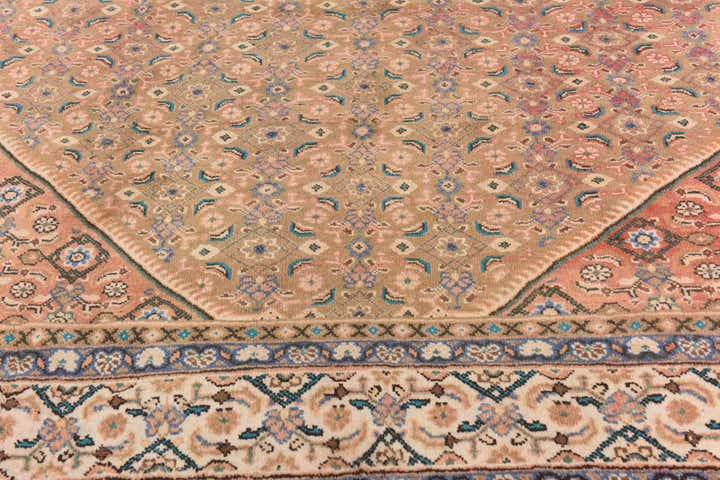 9' 9 x 13' 5 Hand Knotted Farahan Persian Wool Rug