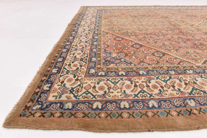 9' 9 x 13' 5 Hand Knotted Farahan Persian Wool Rug
