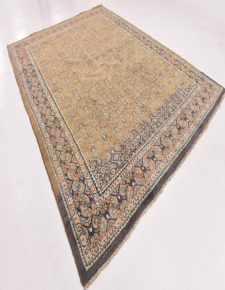 Detail image of 9' 6 x 12' 6  Hand Knotted Farahan Persian Wool Rug