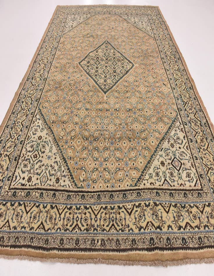 Detail image of 10' 3 x 13' Hand Knotted Farahan Persian Wool Rug