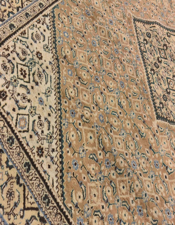 Detail image of 10' 3 x 13' Hand Knotted Farahan Persian Wool Rug
