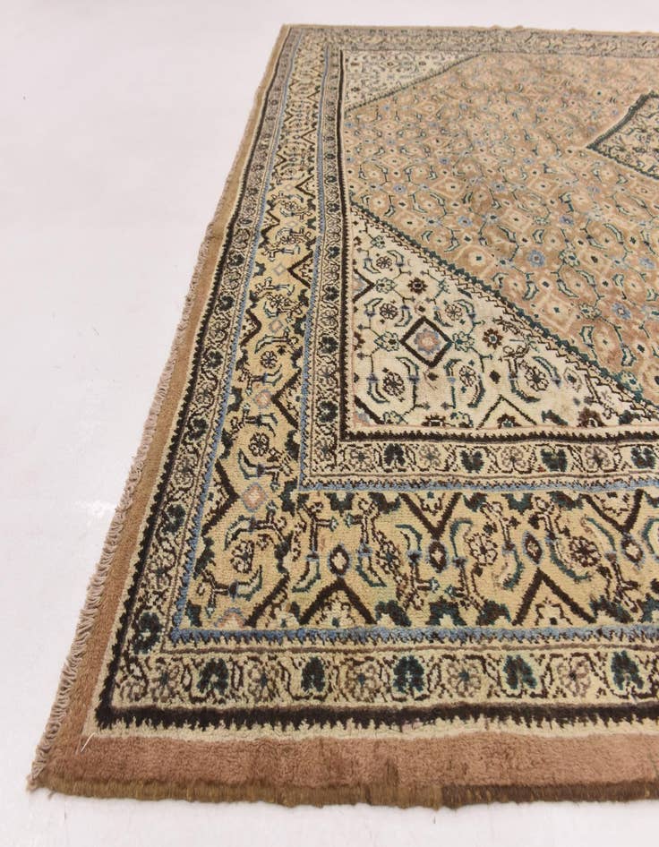 Detail image of 10' 3 x 13' Hand Knotted Farahan Persian Wool Rug