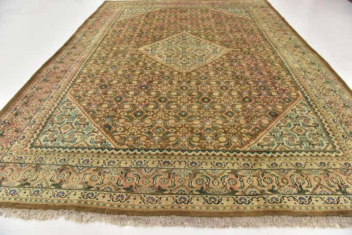 10' 3 x 13' 3 Hand Knotted Farahan Persian Wool Rug