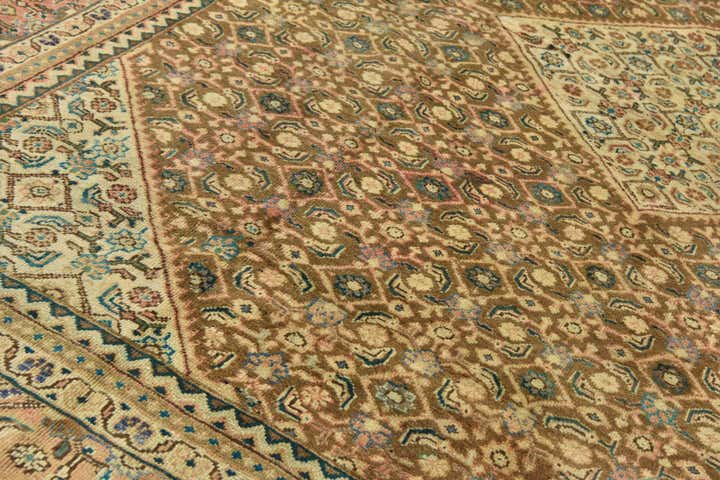 10' 3 x 13' 3 Hand Knotted Farahan Persian Wool Rug