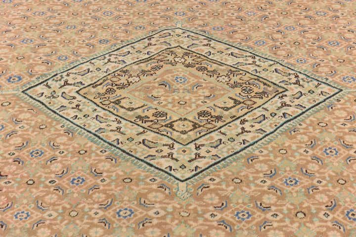 9' 10 x 13' 2 Hand Knotted Farahan Persian Wool Rug