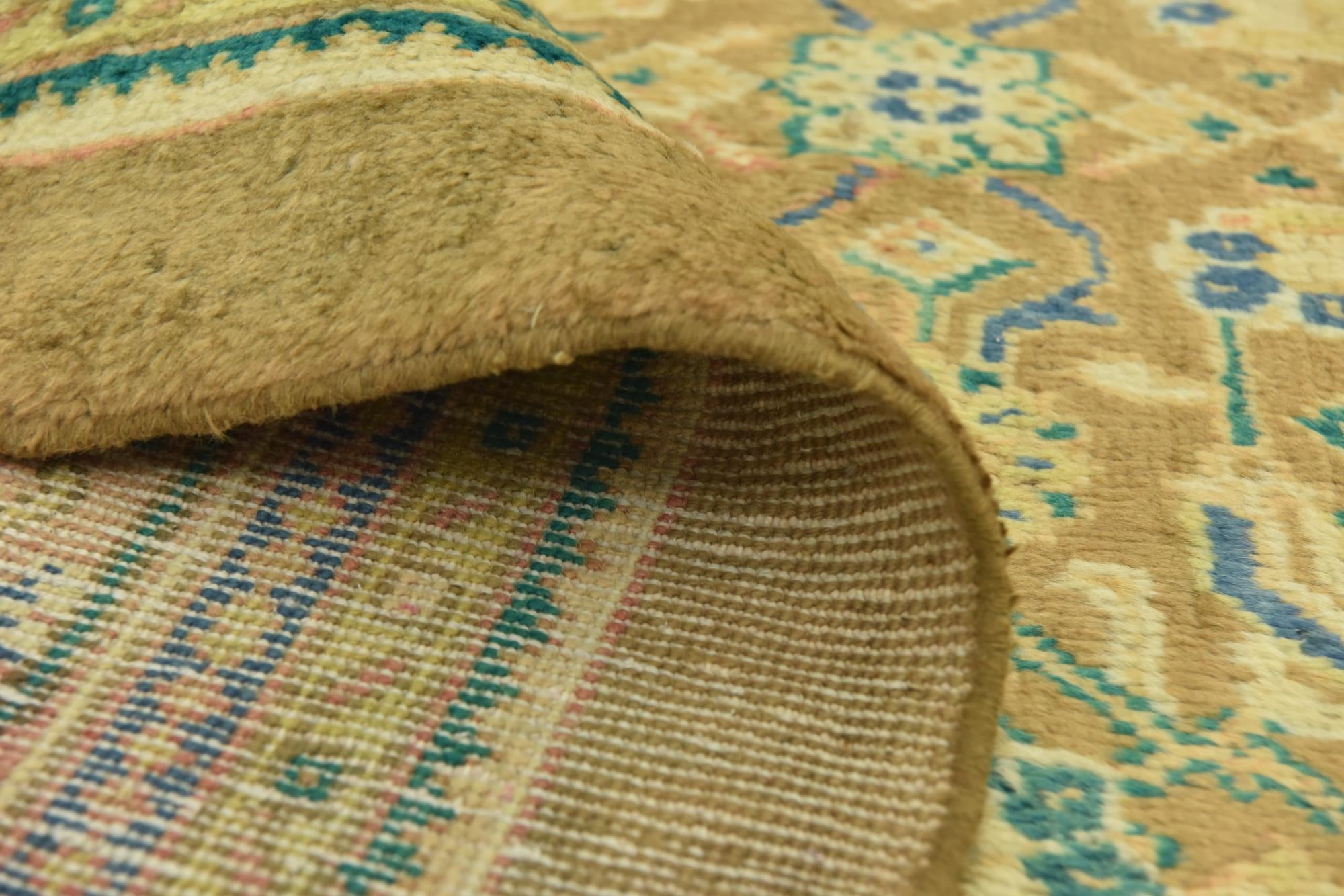 295cm x 410cm anudado a mano Farahan Alfombra Persa Lana