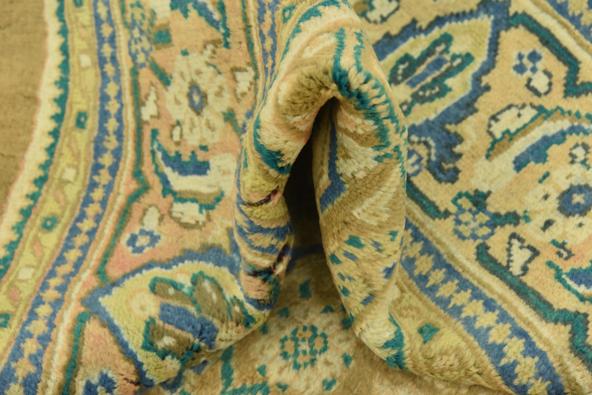 295cm x 410cm anudado a mano Farahan Alfombra Persa Lana