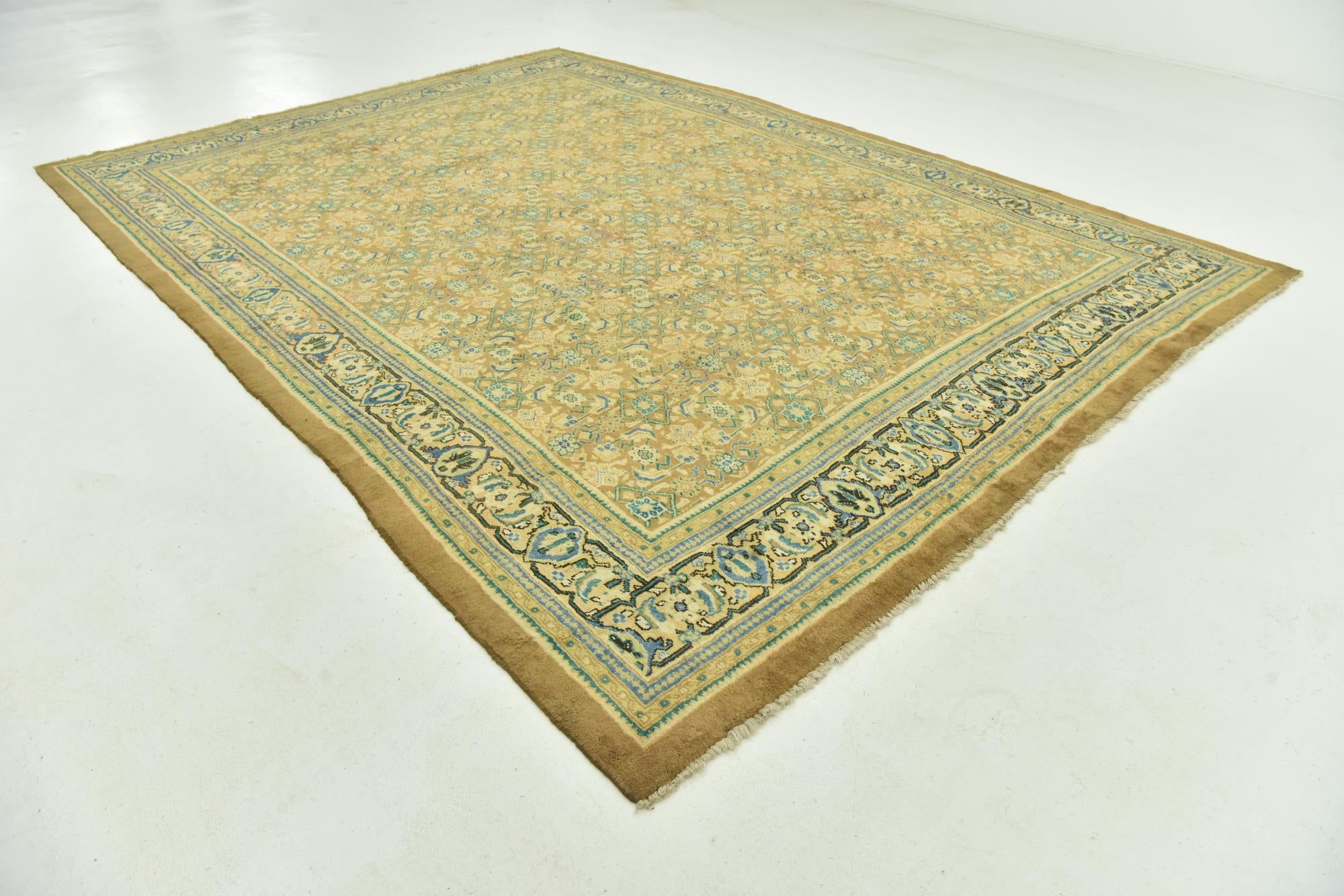295cm x 410cm anudado a mano Farahan Alfombra Persa Lana