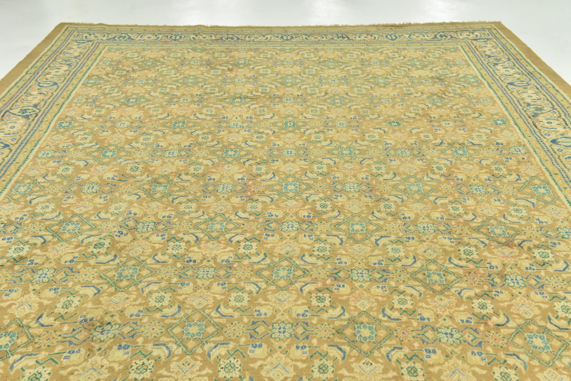 295cm x 410cm anudado a mano Farahan Alfombra Persa Lana