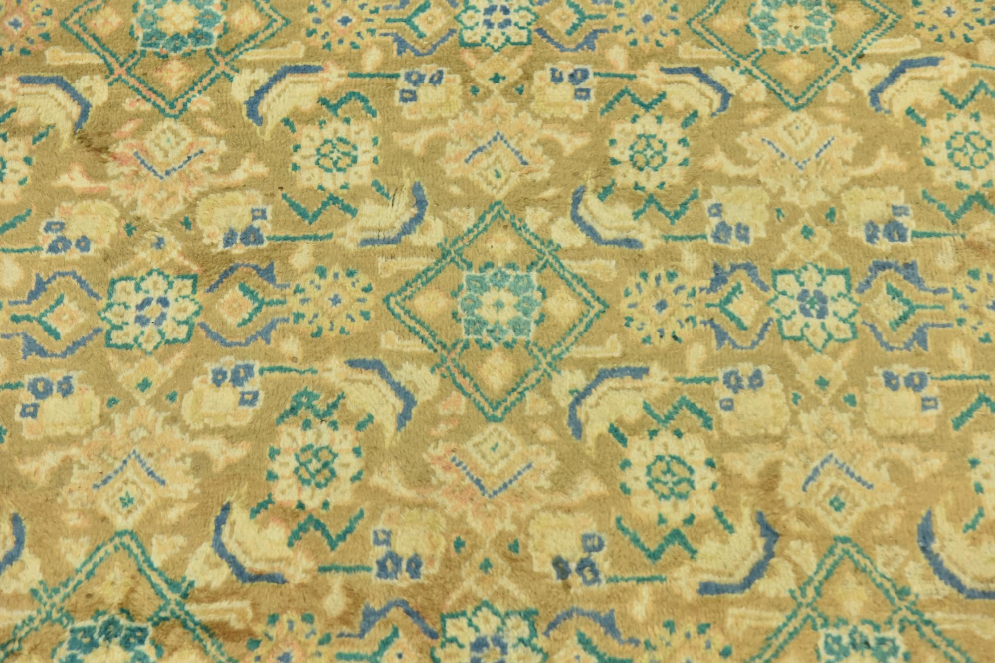 295cm x 410cm anudado a mano Farahan Alfombra Persa Lana