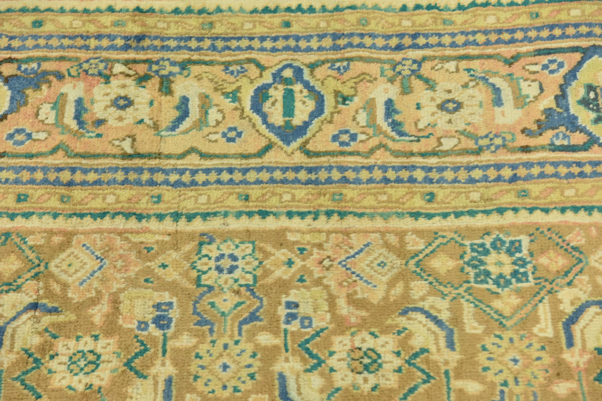 295cm x 410cm anudado a mano Farahan Alfombra Persa Lana
