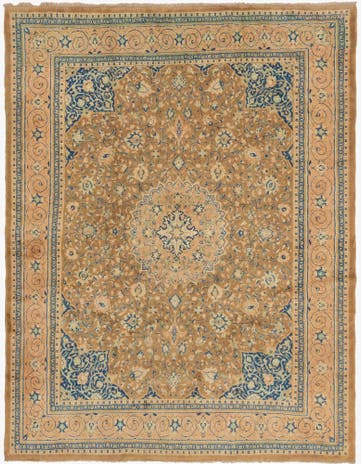 9' 9 x 12' 9 Hand Knotted Farahan Persian Wool Rug
