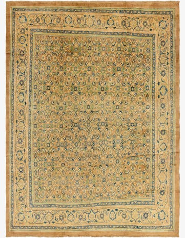 9' 9 x 13' Hand Knotted Farahan Persian Wool Rug