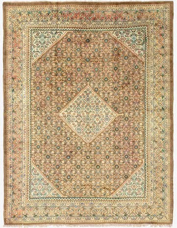10' 3 x 13' 3 Hand Knotted Farahan Persian Wool Rug