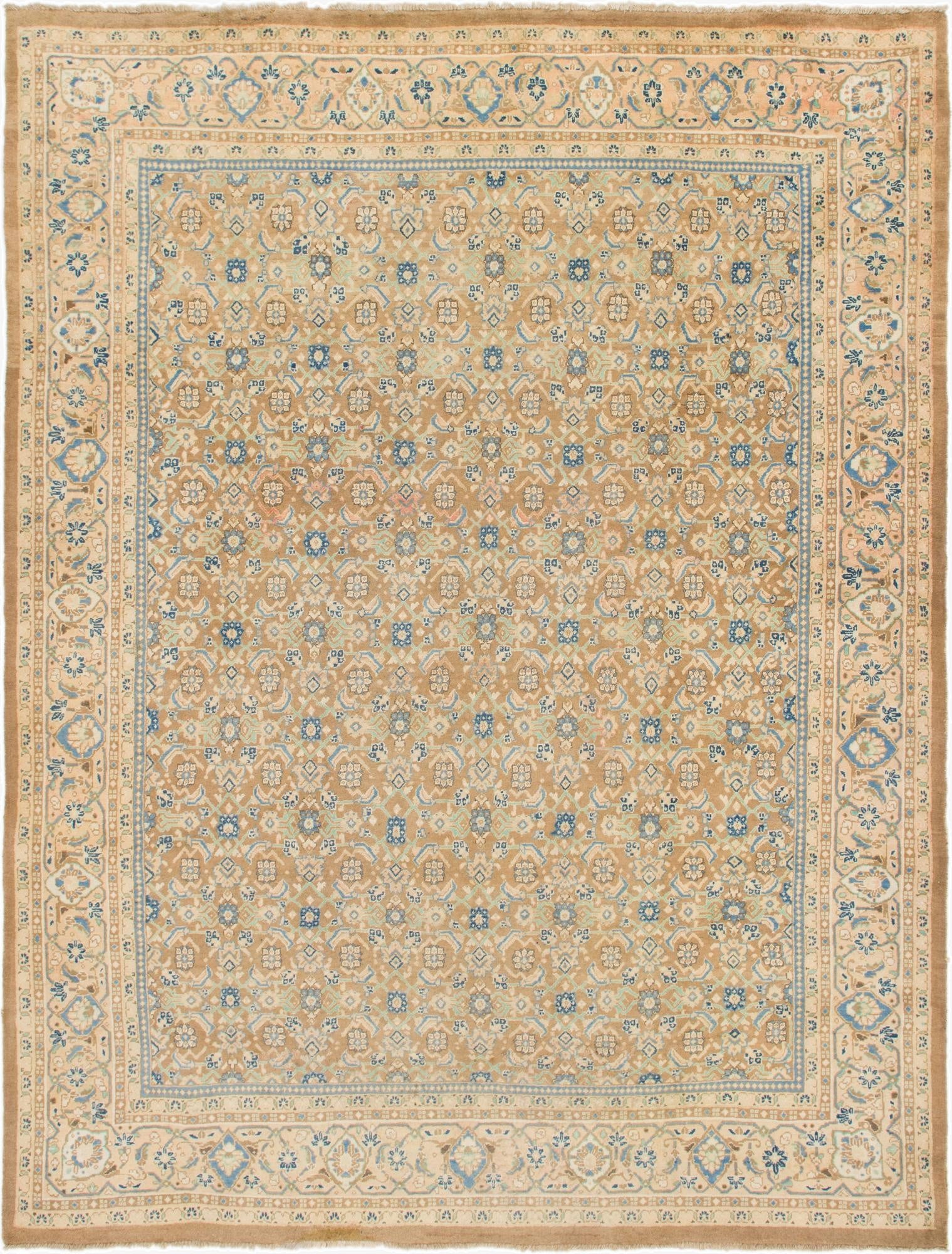 10' x 13' 2  Hand Knotted Farahan Persian Wool Rug