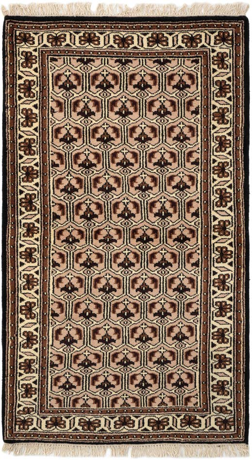 Detail image of 3' 2 x 5' 5 Hand Knotted Ferdos Wool Rug