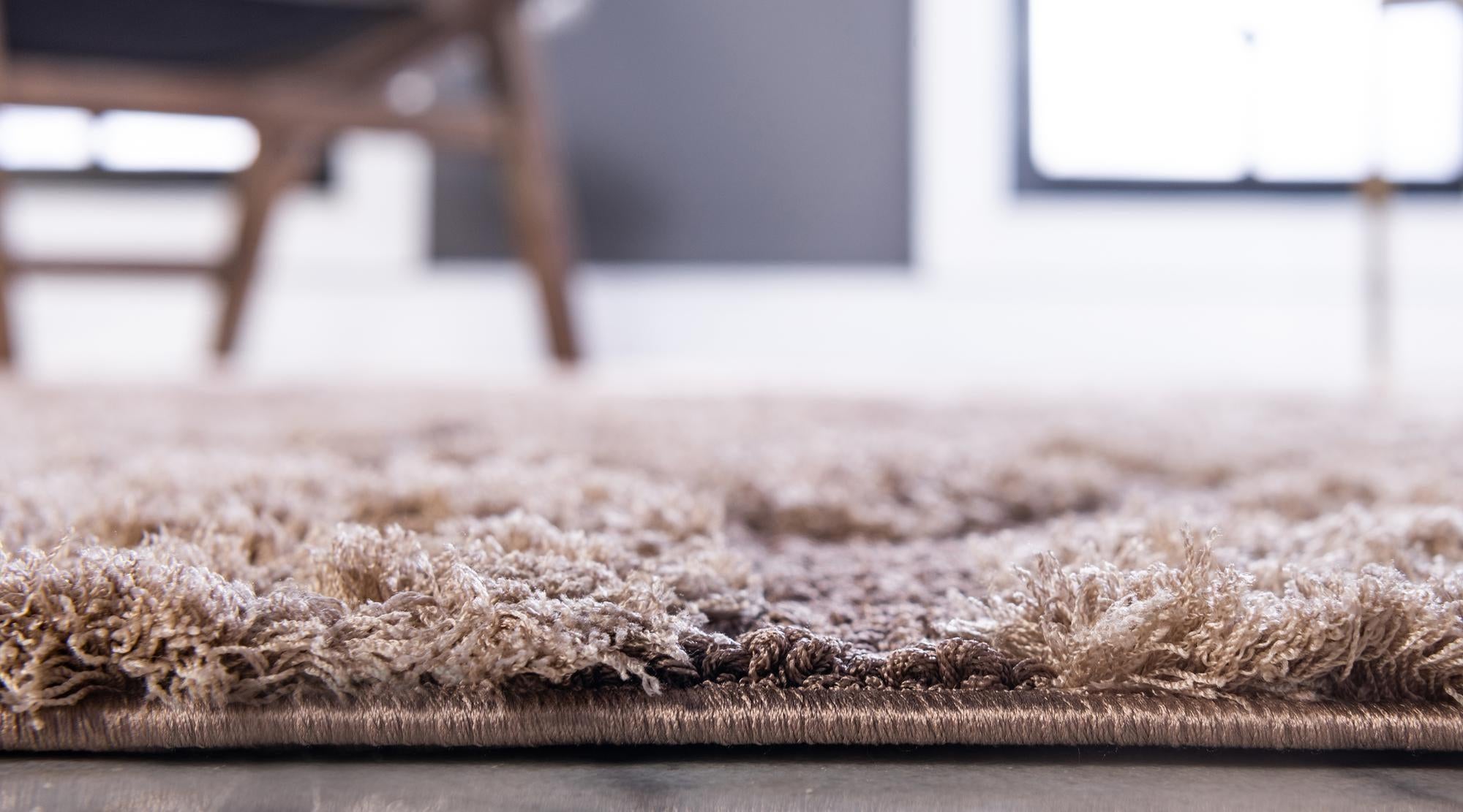 5' x 8' Floral Shag Rug