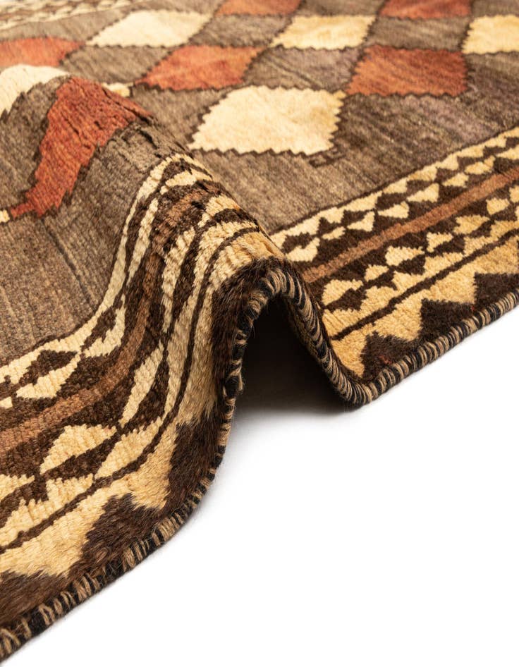 Detail image of 4' 6 x 7' 7 Gabbeh Wool Rug