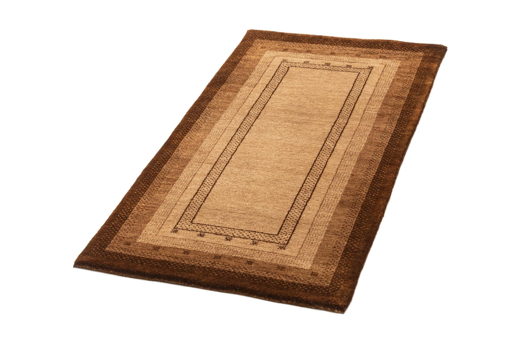 2' 5 x 4' 8 Hand Knotted Gabbeh Wool Rug