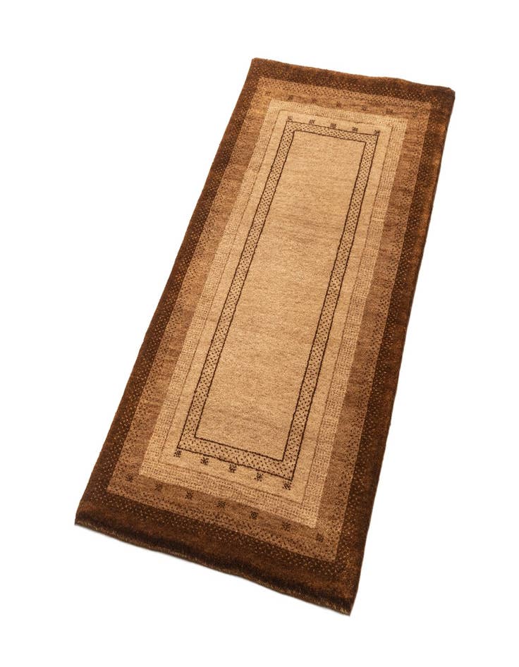 Detail image of 2' 5 x 4' 8 Hand Knotted Gabbeh Wool Rug