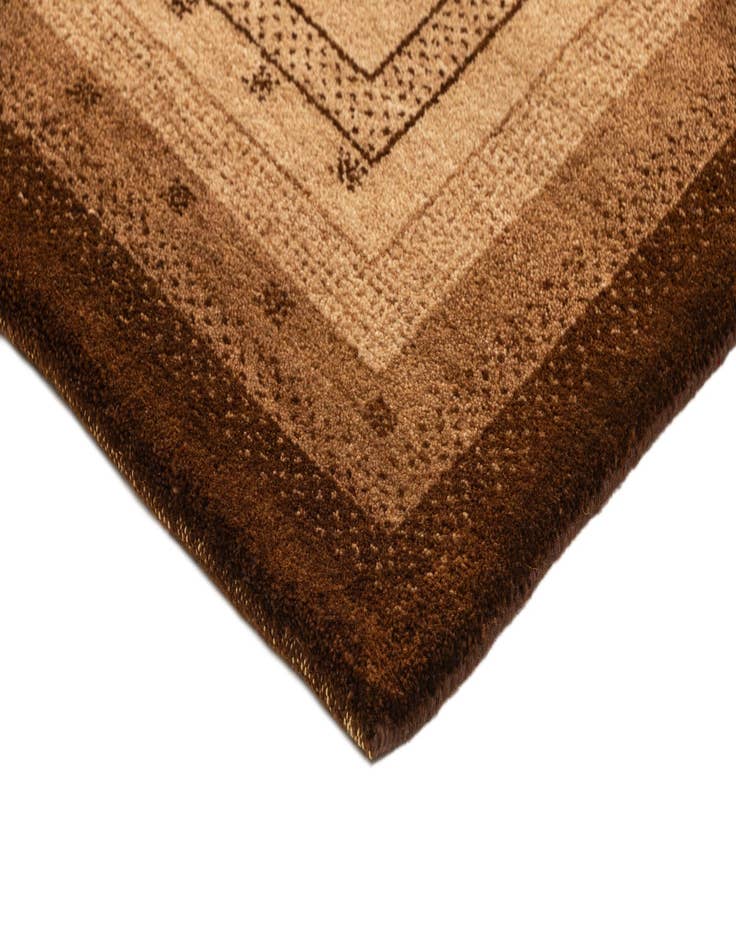 Detail image of 2' 5 x 4' 8 Hand Knotted Gabbeh Wool Rug