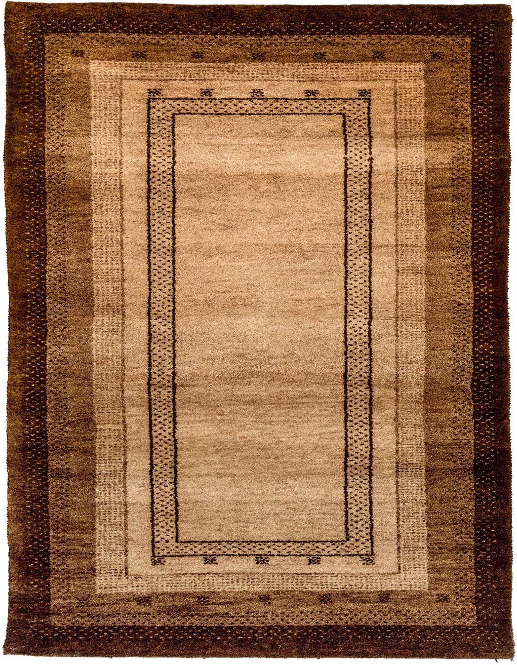 2' 5 x 4' 8 Hand Knotted Gabbeh Wool Rug
