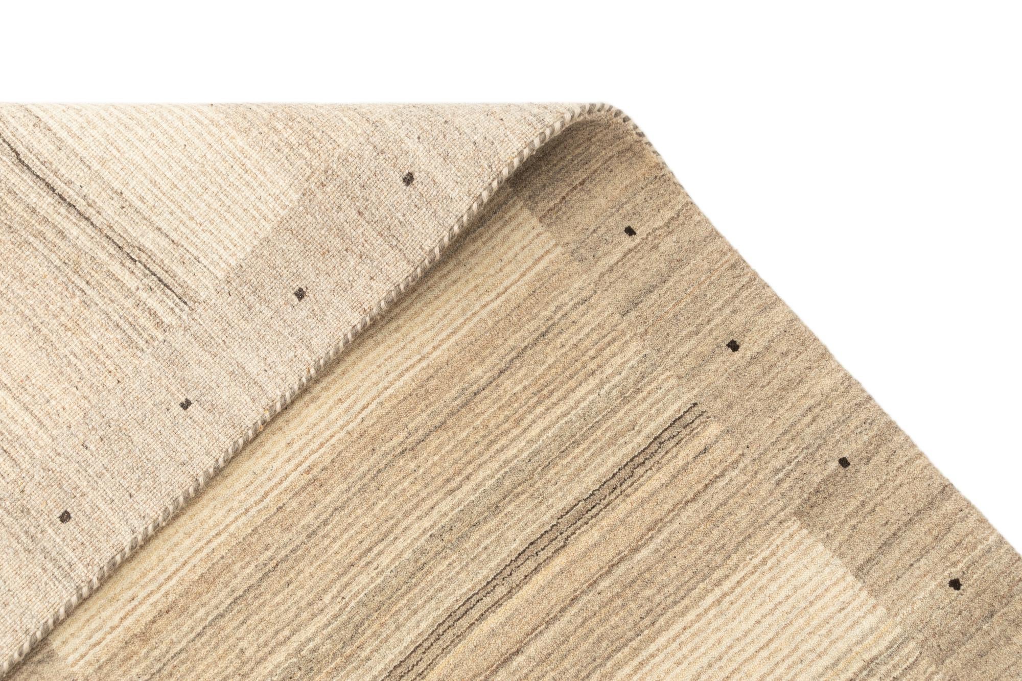 2' 5 x 4' 8 Hand Knotted Gabbeh Wool Rug