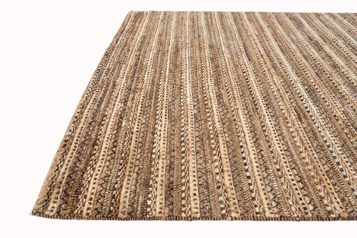 Detail image of 4' 6 x 6' 5 Hand Knotted Gabbeh Wool Rug