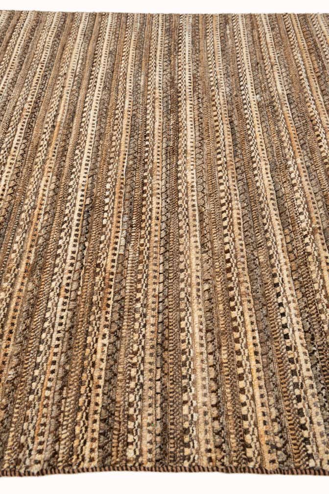 4' 6 x 6' 5 Hand Knotted Gabbeh Wool Rug