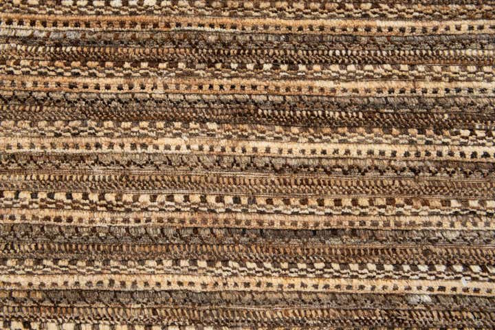 4' 6 x 6' 5 Hand Knotted Gabbeh Wool Rug